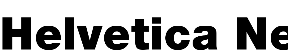 Helvetica 95 Black Yazı tipi ücretsiz indir